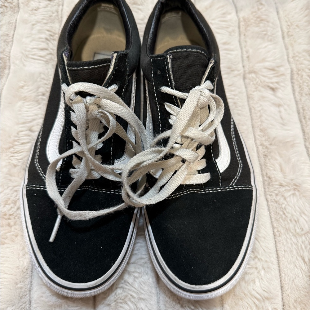 Vans Black and White Old Skool Sneakers